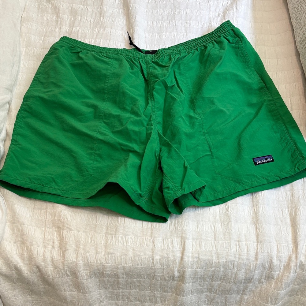 Patagonia Bright Green Swim Trunks